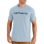 Carhartt Force Cotton Delmont Graphic Short Sleeve T-Shirt - Mens, Soft Blue, Small, 102549-I20-REG-S
