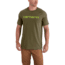 Carhartt Force Cotton Delmont Graphic Shortt Sleeve T Shirt - Mens, Moss, Large, 102549-316-REG-L
