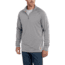 Force Cotton Delmont Long Sleeve Quarter Zip - Mens-Heather Gray-X-Large