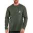 Carhartt Force Cotton Delmont Long Sleeve T-Shirt for Mens, Moss, Small/Regular 100393-316-REG-S