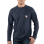 Carhartt Force Cotton Delmont Long Sleeve T-Shirt for Mens, Navy, 2XL/Regular 100393-412-REG-2XL