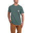 Carhartt Force Cotton Delmont LS T-Shirt - Men's, Balsam Green Heather, Extra Large, Regular, 100410-G03REGXLA