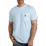 Carhartt Force Cotton Delmont Short Sleeve T-Shirt - Mens, Soft Blue, Small, 100410-I20-REG-S
