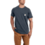 Carhartt Force Cotton Delmont Short Sleeve T Shirt Relaxed Fit - Mens, Dark Slate Heather, X-Large-Regular, 100410-461-REG-XL