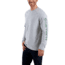 Carhartt Force Cotton Delmont Sleeve Graphic T-Shirt for Mens, Heather Gray, Extra Large/Regular 101302-034-REG-XL