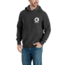 Carhartt Force Delmont Graphic Hooded Sweatshirt-Mens, Black Heather, Small, Regular, 103453-013-REG-S