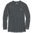 Carhartt Force Extremes Long Sleeve T-shirt - Mens, Shadow Heather/Shadow, L-REG 102998-083-REG-L