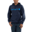 Carhartt Force Extremes Signture Graphic Hooded Sweatshirt for Mens, Navy, Small/Regular 102314-412-REG-S