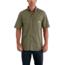 Carhartt Force Ridgefield Solid Short Sleeve Shirt for Mens, Burnt Olive, 2XL/Regular 102417-391-REG-2XL