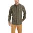Carhartt Fort Plaid Long Sleeve Shirt-Men's, Burnt Olive, XLarge, Regular, 103352-391-REG-XL