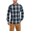 Carhartt Fort Plaid Long Sleeve Shirt-Men's, Navy, Medium, Regular, 103352-412-REG-M