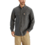 Carhartt Fort Solid Long Sleeve Shirt for Mens, Black Chambray, Large/Regular S202-BKC-REG-LRG