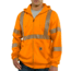 Carhartt High-Visibilty Zip-Front Class 3 Sweatshirt, Brite Orange, 2XL/Regular 100503-824-REG-2XL