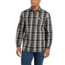 Carhartt Hubbard Flannel Long Sleeve Shirt - Mens, Black, Extra Large, 103822-001-REG-XL