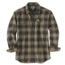 Carhartt Hubbard Flannel Long Sleeve Shirt - Mens, Burnt Olive, Extra Large, 103822-391-REG-XL