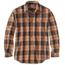 Carhartt Hubbard Flannel Long Sleeve Shirt - Mens, Umber, Medium, 103822-O04-REG-M