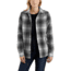 Carhartt Hubbard Sherpa Lined Shirt Jacket - Women's, Gravel, Small, Regular, 103227-039-REG-S