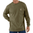 Carhartt Long Sleeve Workwear Pocket T-Shirt - Men's-Burnt Olive-Medium