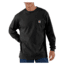 Carhartt Long Sleeve Workwear Pocket T-Shirt - Mens-Black-Large