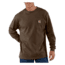 Carhartt Long Sleeve Workwear Pocket T-Shirt - Mens-Dark Brown-Large