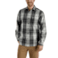 Carhartt Essential Plaid Button Down Long Sleeve Shirt-Men's, Black, Medium, Regular, 103351-001-REG-M