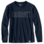 Carhartt M Workwear Block Logo Graphic Long Sleeve T-Shirt - Mens, Navy, Medium, 103841-412REGMA