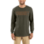 Carhartt M Workwear Block Logo Graphic Long Sleeve T-Shirt - Mens, Peat, Extra Large, 103841-306REGXLA