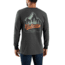 Carhartt M Workwear Mountain Ptch Grpc Long Sleeve Pkt TS - Mens, Carbon Heather, Small, 104029-026REGSA