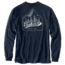 Carhartt M Workwear Mountain Ptch Grpc Long Sleeve Pkt TS - Mens, Navy, Small, 104029-412REGSA