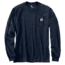 Carhartt M Workwear Mountain Ptch Grpc Long Sleeve Pkt TS - Mens, Navy, Small, 104029-412REGSA