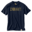 Carhartt Maddock Graphic Camo Block Logo Short Sleeve T-shirt - Mens, Navy, XL-REG 103187-412-REG-XL