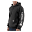 Carhartt Midweight Hooded Logo Sweatshirt - Mens-Black-Large