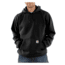Midweight Hooded Pullover Sweatshirt - Mens-Black-X-Large-Regular