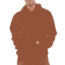 Midweight Hooded Pullover Sweatshirt - Mens-Charcoal Heather-Medium-Regular