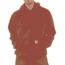 Midweight Hooded Pullover Sweatshirt - Mens-Olive-Large-Regular