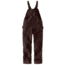 Carhartt Quilt Lined Duck Bib Overall - Womens, Dark Brown, Large, 104049-DKB-REG-L
