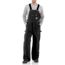 Carhartt Quilt Lined Zip To Thigh Bib Overall for Mens, Black, 38/32 R41-BLK-32-38