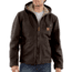 Carhartt Sherpa Lined Sandstone Sierra Jacket - Men's -Dark Brown-Medium