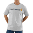 Carhartt Shortsleeve Logo T-Shirt - Men's-Heather Grey-X-Large
