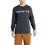 Carhartt Signature Logo MW Jersey Long Sleeve T-shirt Gphc - Mens, Granite Heather, XXL-REG, K298-020-REG-XXL