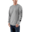 Carhartt Signature Sleeve Logo Long Sleeve T-Shirt for Mens, Heather Gray, 2XL/Regular K231-HGY-REG-XXL