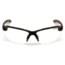 Carhartt Spokane Safety Glasses w/Clear Lenses, Black, CHB310DCC