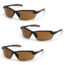 Carhartt Thunder Bay Safety Glasses, Gray Anti-fog Lens w/ Black Frame, Pack of 3