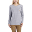 Carhartt Wk126 Workwear Pocket Long Sleeve Tshirt-Womens, Heather Gray, XLarge, Regular, 103244-034-REG-XL