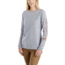 Carhartt WK231 Workwear Slv Logo Long Sleeve TShirt-Womens, Heather Gray, XSmall, Regular, 103401-034-REG-XS