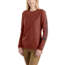 Carhartt WK231 Workwear Slv Logo Long Sleeve Tshirt - Womens, Henna Heather, Small, 103401-R01-REG-S