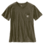 Carhartt WK87 Workwear Pocket Short Sleeve T-shirt - Womens, Army Green, XXL-REG 103067-301-REG-XXL