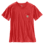 Carhartt WK87 Workwear Pocket Short Sleeve T-shirt - Womens, Cranberry, XL-REG 103067-622-REG-XL