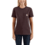 Carhartt WK87 Workwear Pocket Short Sleeve T-shirt - Womens, Deep Wine, L-REG 103067-643-REG-L