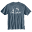 Carhartt Workwear Logo Fish Graphic Pocket Short Sleeve T-Shirt Regular - Mens, Steel Blue, 3XL, 103561-437-3XL-REG